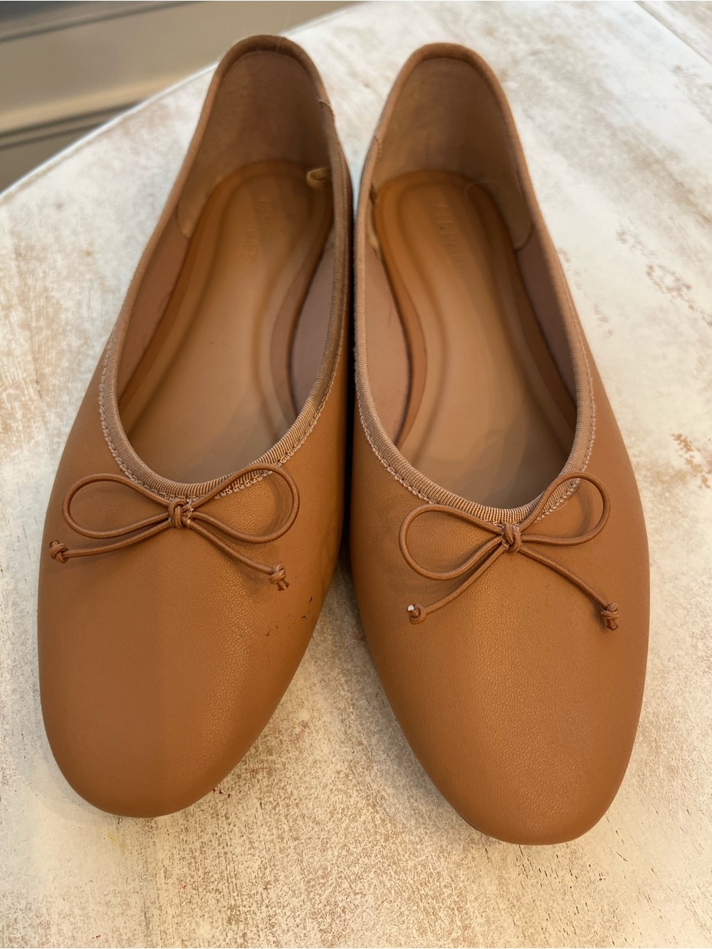 Old Navy Women's Cognac Ballet Flats with Bow